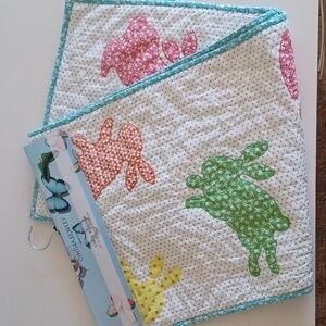 NEW Cynthia Rowley 16" X 72" Bunny Rabbit Table Runner